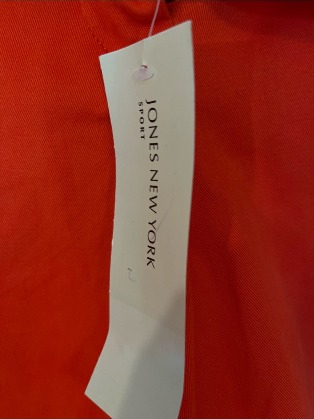 Jones New York stretch mid-rise orange shorts - Picture 3 of 6
